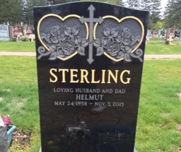 Jet Black Headstone